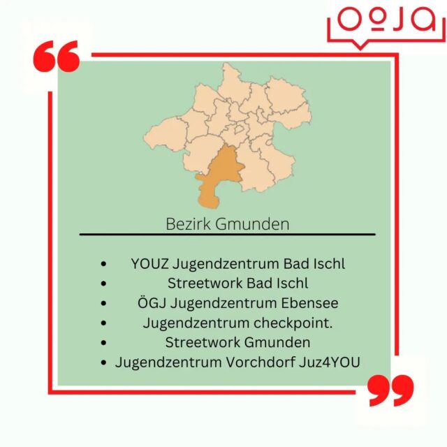 Der Bezirk Gmunden stellt sich in nächster Zeit vor...