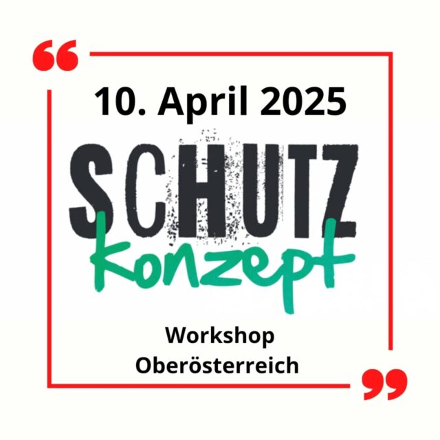📢 Schutzkonzept-Workshop für die Offene Jugendarbeit
Am 10. April 2025 laden wir dich herzlich nach Linz ein, um von 10:00 bis 17:00 Uhr alles rund um die Entwicklung und Umsetzung von Schutzkonzepten zu erfahren. 💡
➡ Infos und Anmeldung unter
jugendservice.at --> Seminar Kalender
#ooeja #boja #offenejugendarbeit #jugendservice